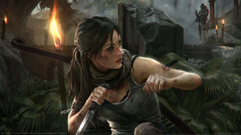 Tomb Raider fan art Hintergrundbild