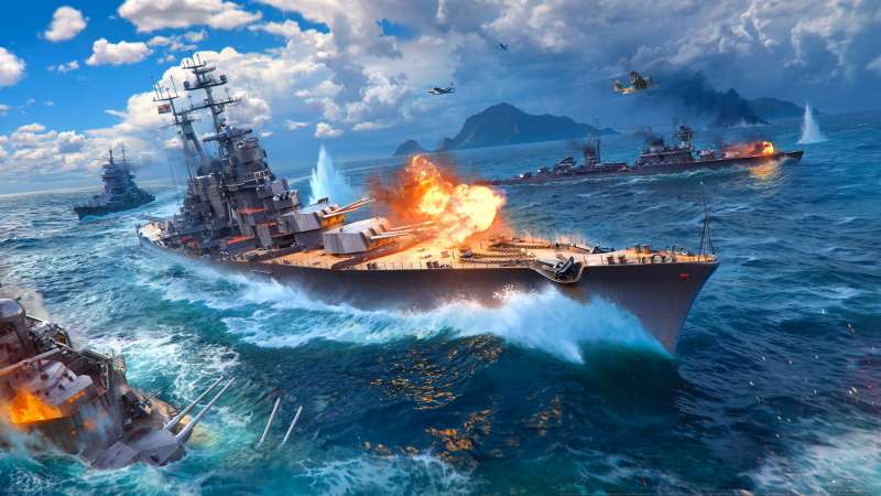 World of Warships Hintergrundbild