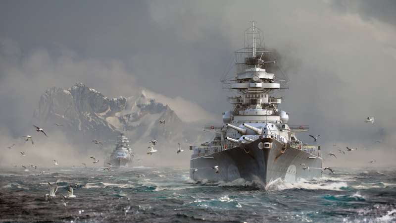 World of Warships Hintergrundbild