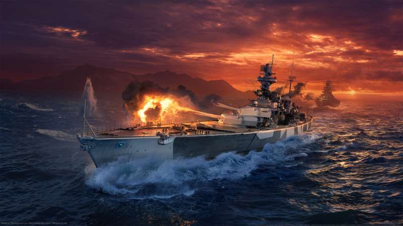 World of Warships Hintergrundbild