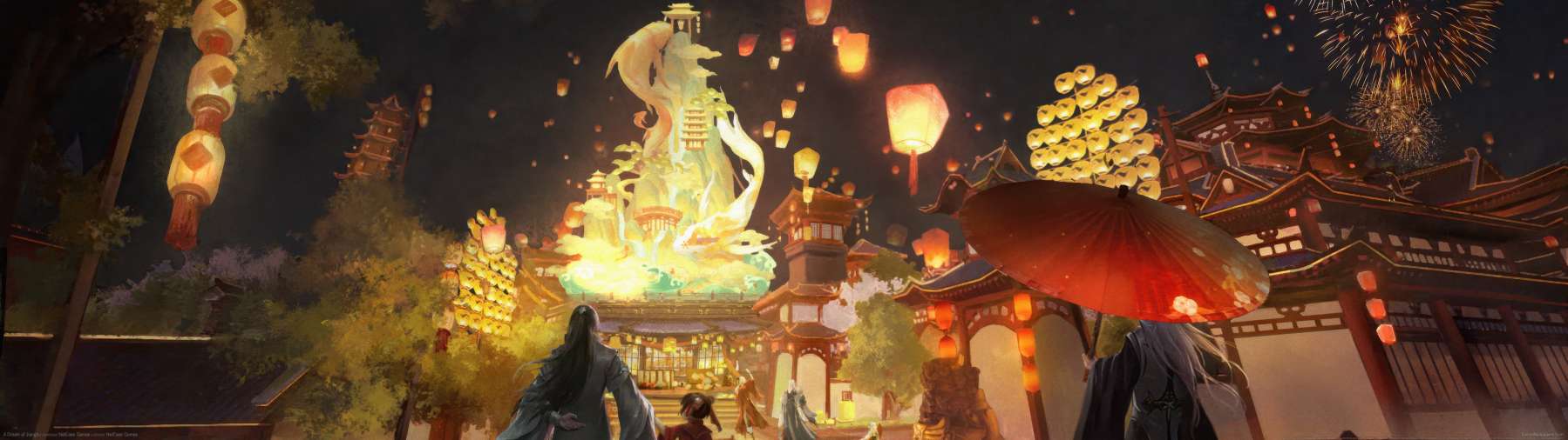 A Dream of Jianghu superwide Hintergrundbild 01