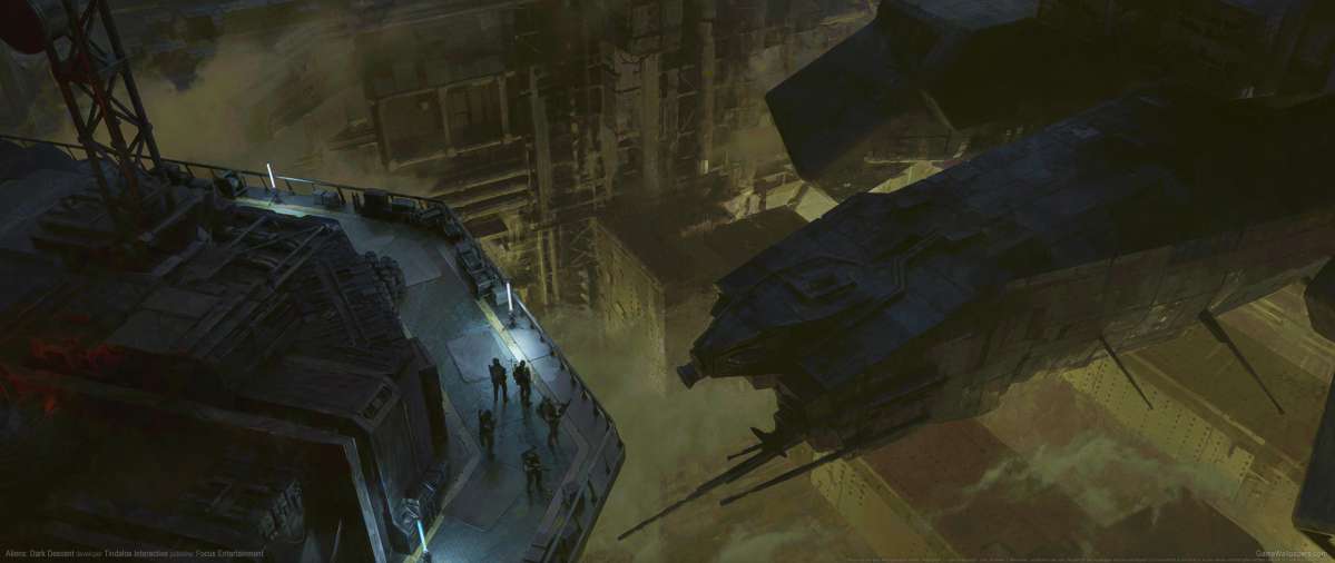 Aliens: Dark Descent ultrawide Hintergrundbild 01