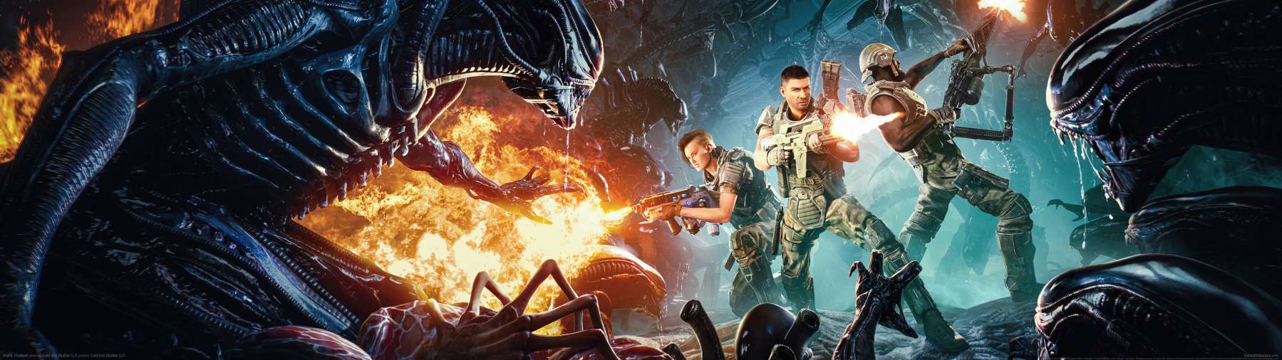 Aliens: Fireteam superwide Hintergrundbild 01