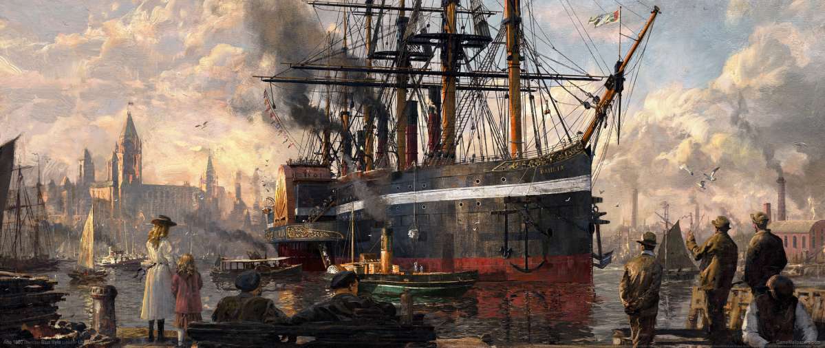 Anno 1800 ultrawide Hintergrundbild 01