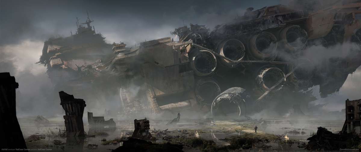 Ashfall Hintergrundbild