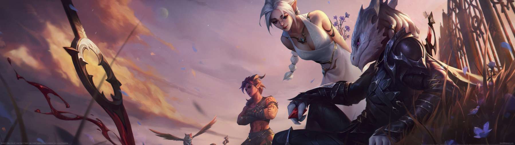 Baldur's Gate 3 fan art superwide Hintergrundbild 01