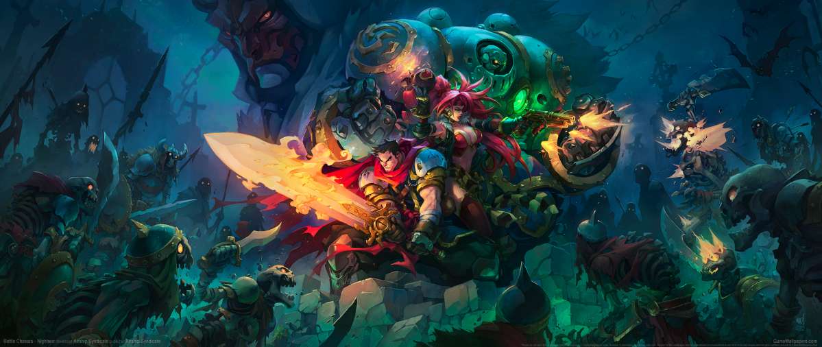 Battle Chasers - Nightwar ultrawide Hintergrundbild 02