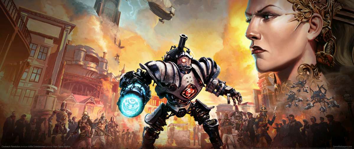 Clockwork Revolution ultrawide Hintergrundbild 01