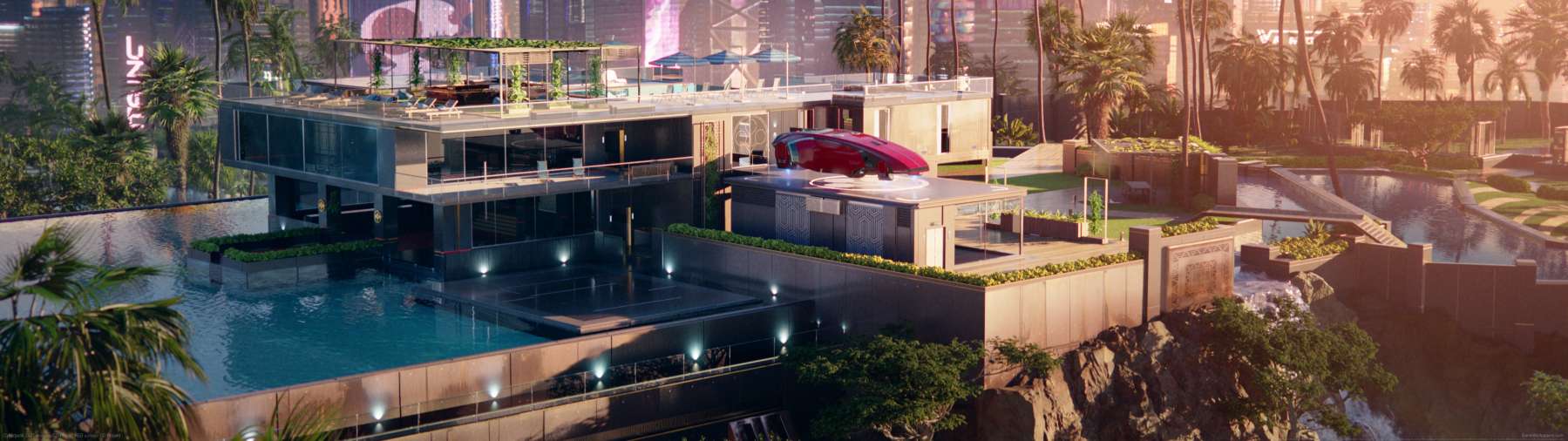Cyberpunk 2077 superwide Hintergrundbild 50