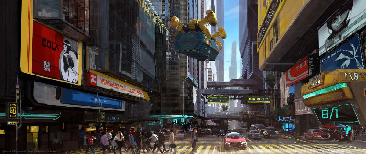 Cyberpunk 2077 ultrawide Hintergrundbild 51