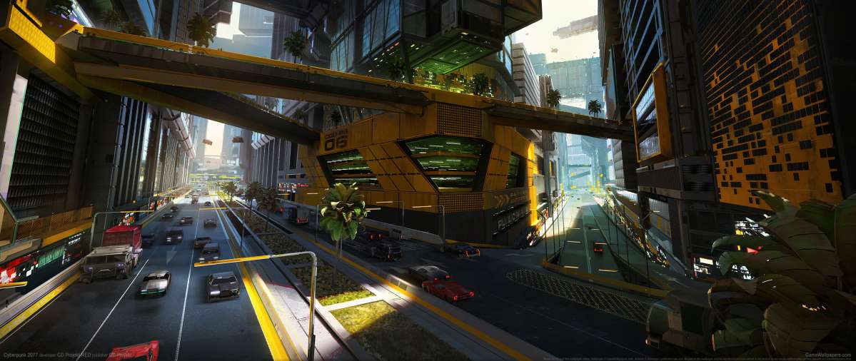Cyberpunk 2077 ultrawide Hintergrundbild 54