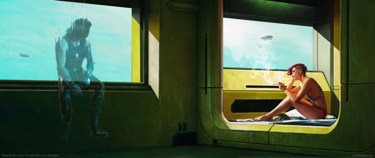 Cyberpunk 2077 ultrawide Hintergrundbild 69