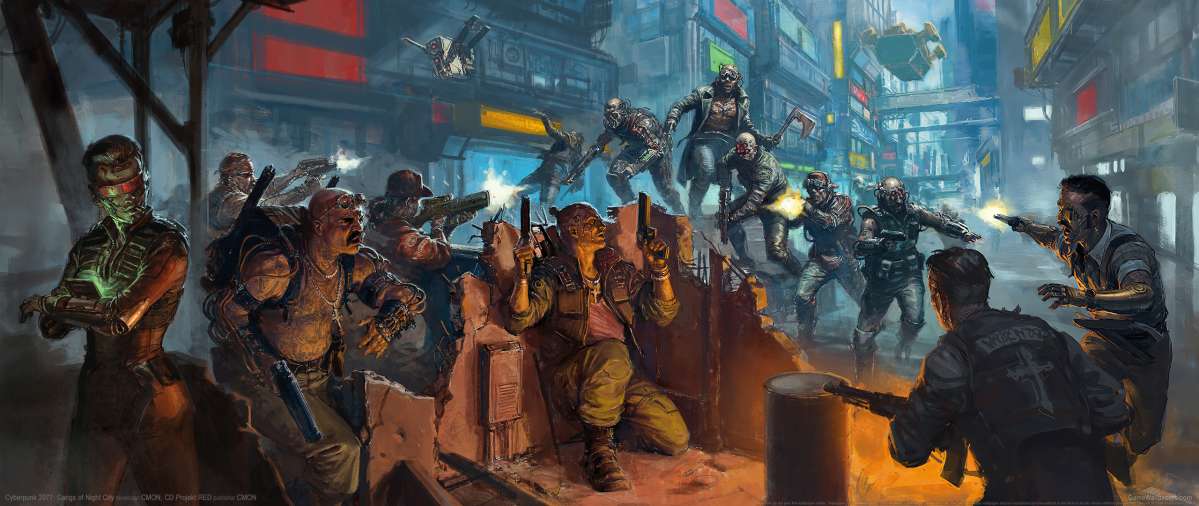Cyberpunk 2077: Gangs of Night City ultrawide Hintergrundbild 01