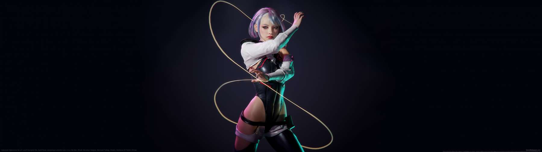 Cyberpunk: Edgerunners fan art superwide Hintergrundbild 04