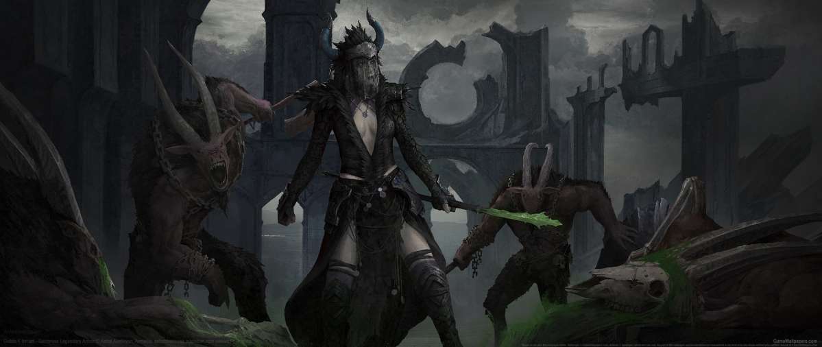 Diablo 4 fan art ultrawide Hintergrundbild 02