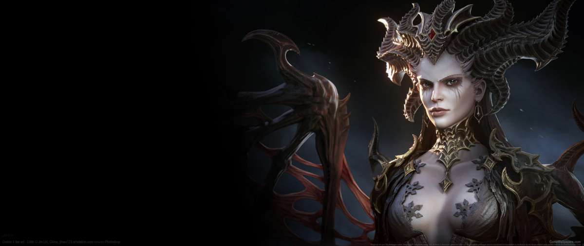 Diablo 4 fan art Hintergrundbild