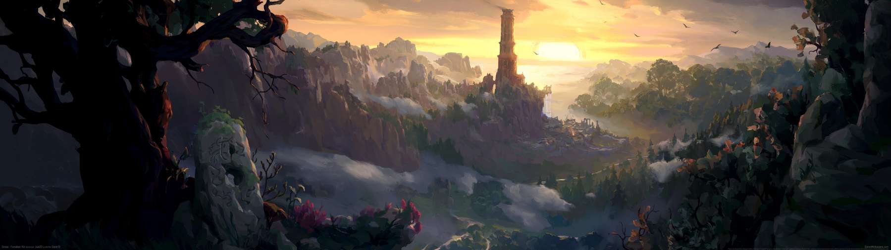 Drova - Forsaken Kin superwide Hintergrundbild 01