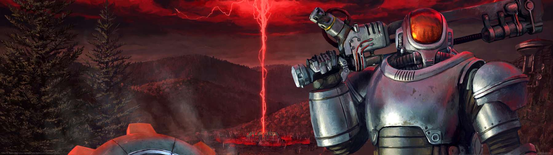 Fallout 76: Skyline Valley superwide Hintergrundbild 01