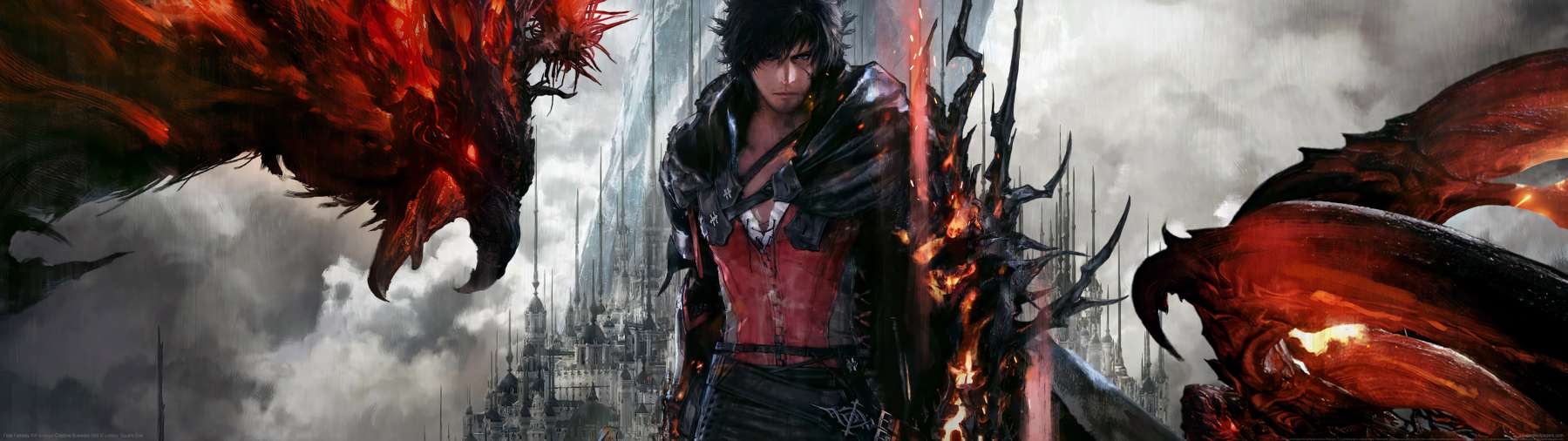 Final Fantasy XVI superwide Hintergrundbild 01