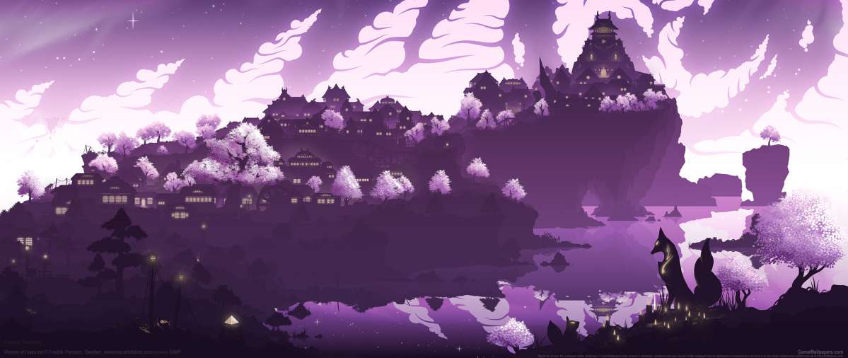 Genshin Impact fan art ultrawide Hintergrundbild 03