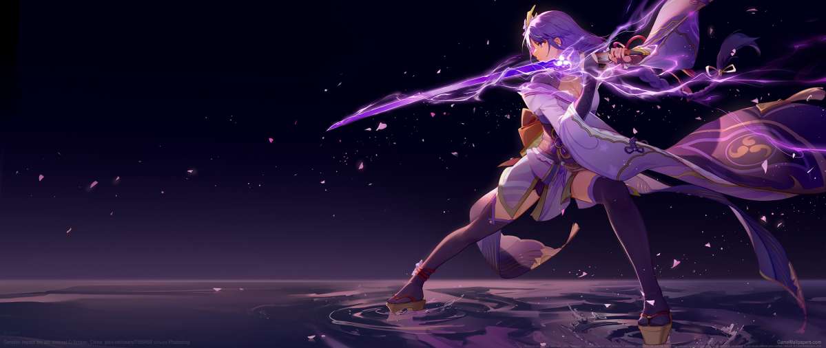 Genshin Impact fan art ultrawide Hintergrundbild 05