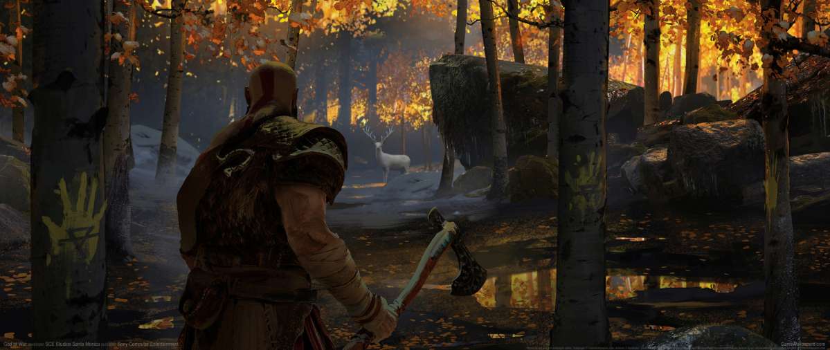 God of War 2017 ultrawide Hintergrundbild 04