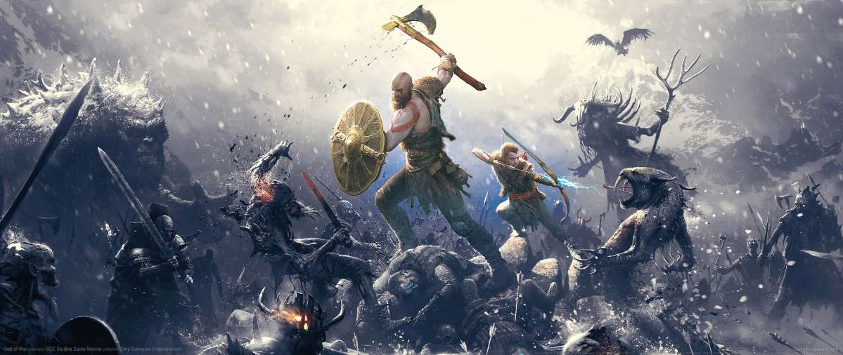 God of War 2017 ultrawide Hintergrundbild 08