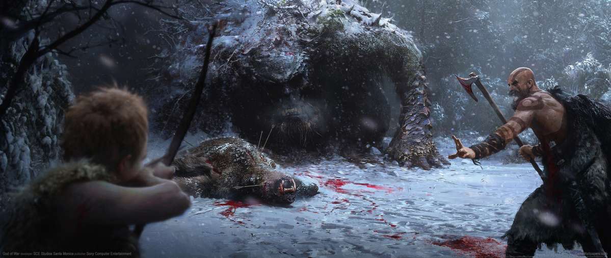 God of War 2017 ultrawide Hintergrundbild 12