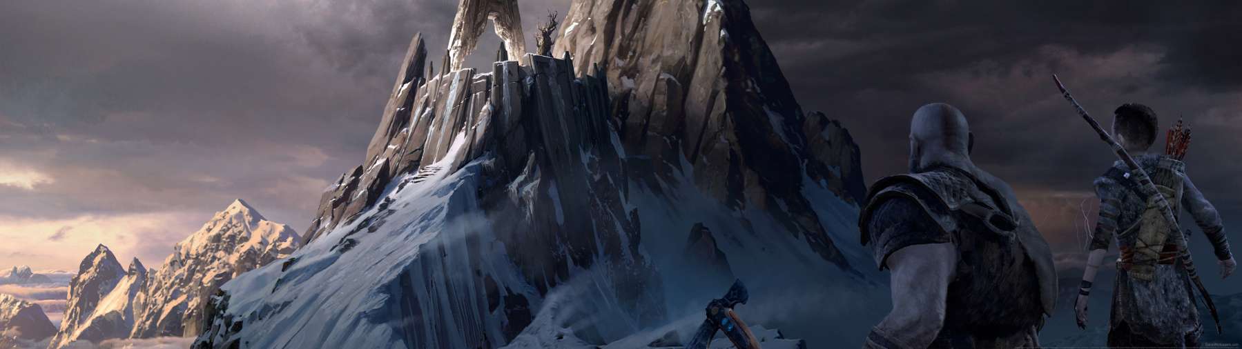 God of War 2017 superwide Hintergrundbild 13