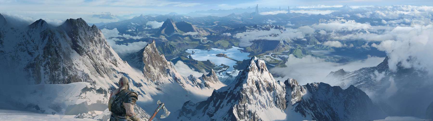 God of War 2017 superwide Hintergrundbild 15