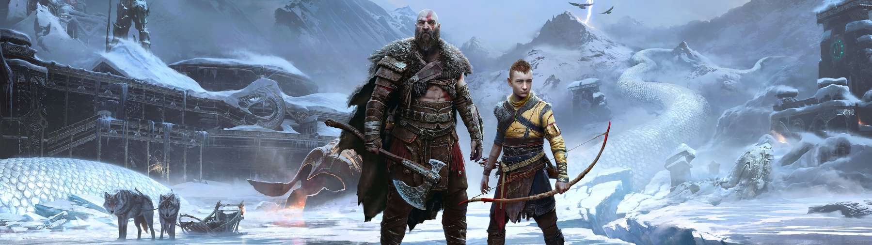 God of War: Ragnarok superwide Hintergrundbild 01