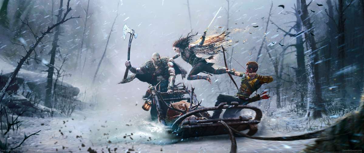 God of War: Ragnarok ultrawide Hintergrundbild 02