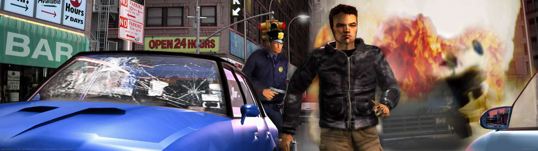 Grand Theft Auto: The Trilogy - The Definitive Edition superwide Hintergrundbild 01