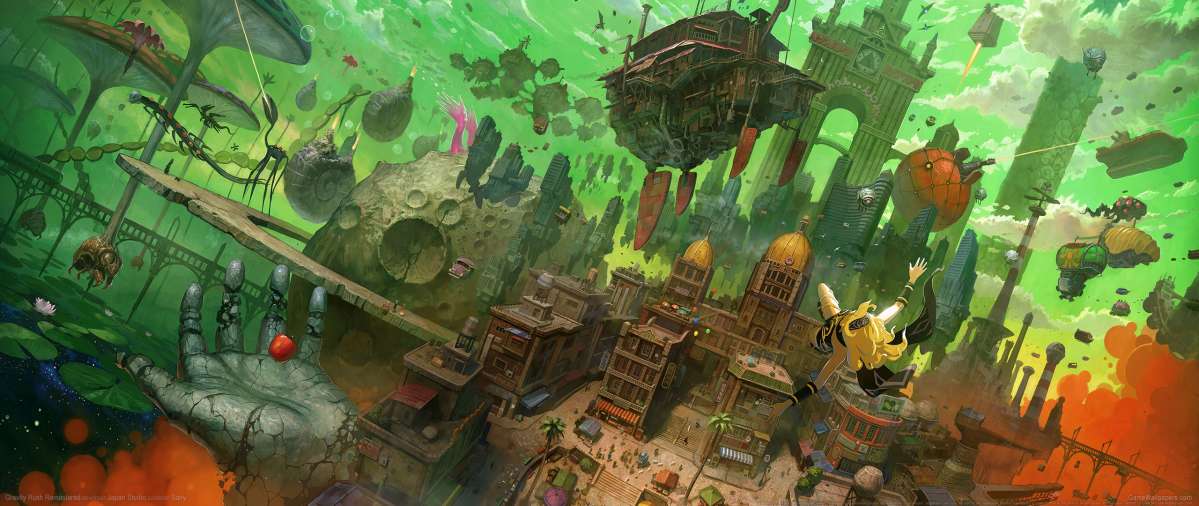 Gravity Rush Remastered ultrawide Hintergrundbild 03