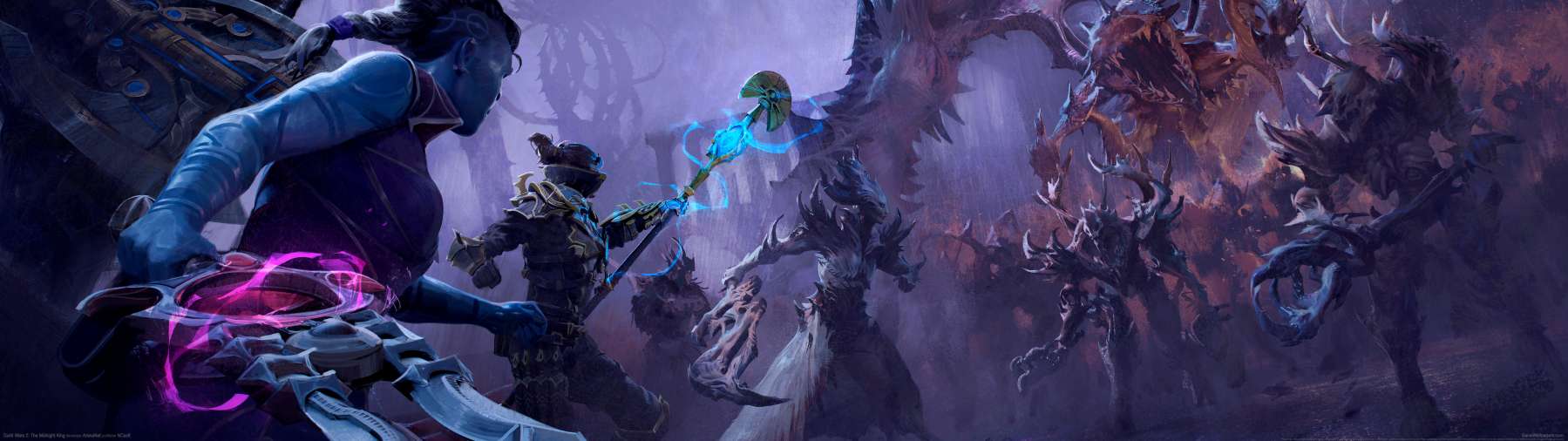 Guild Wars 2: The Midnight King superwide Hintergrundbild 01