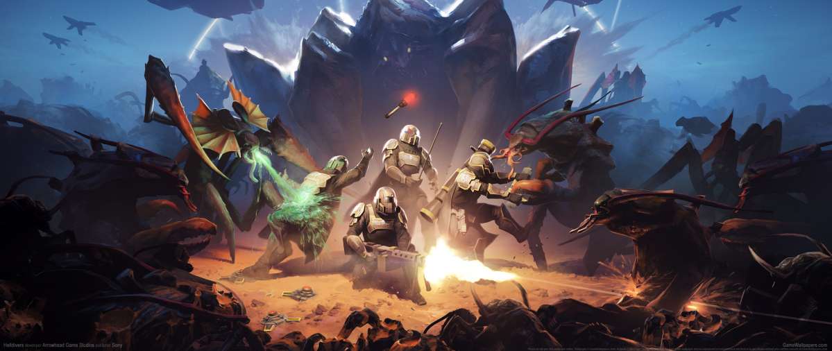 Helldivers ultrawide Hintergrundbild 01