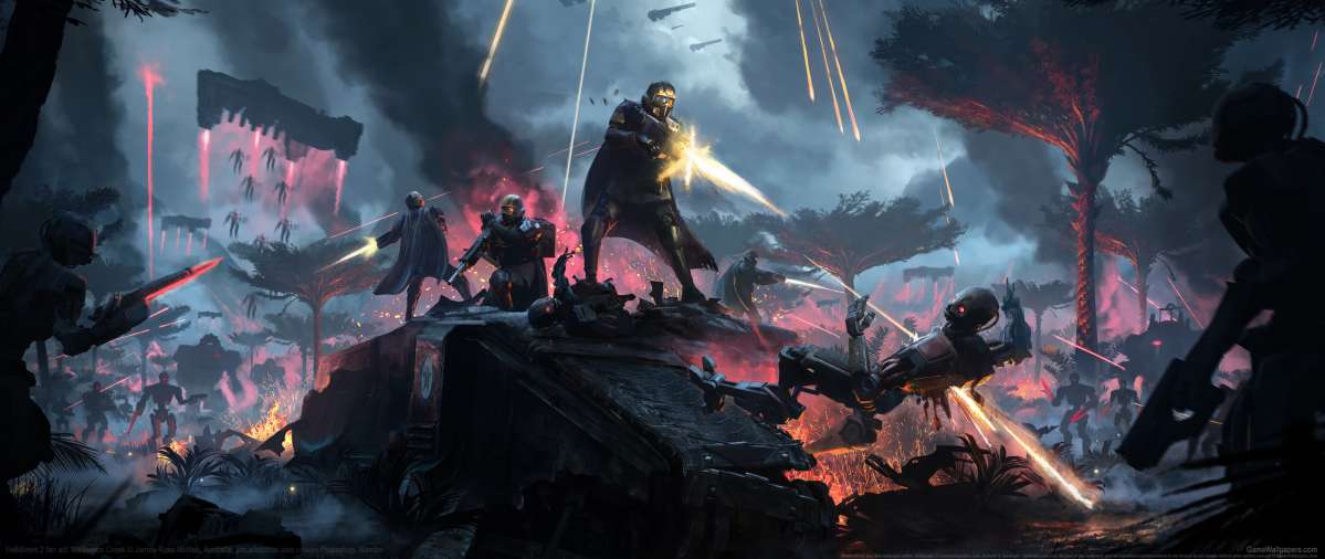 Helldivers 2 fan art Hintergrundbild