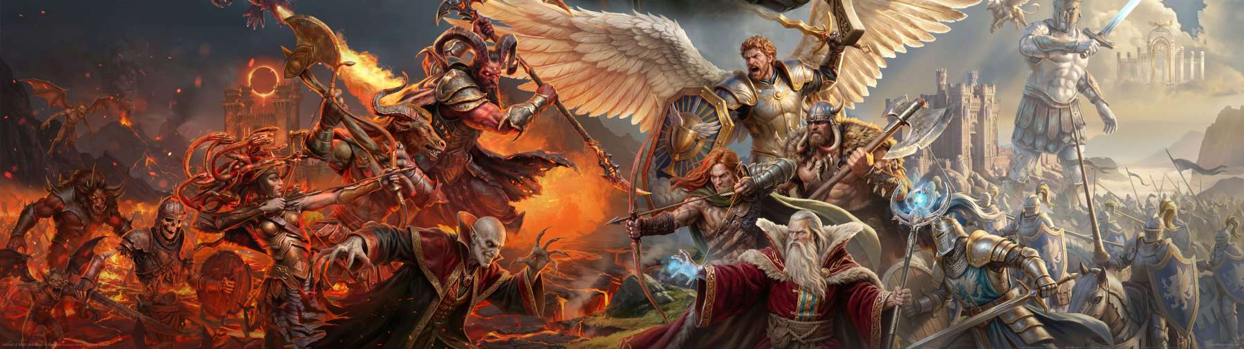 Heroes of Might and Magic 3 Remake superwide Hintergrundbild 01