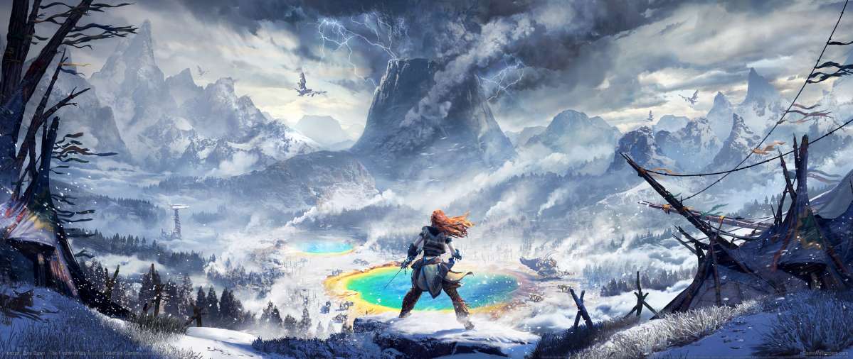 Horizon: Zero Dawn - The Frozen Wilds Hintergrundbild