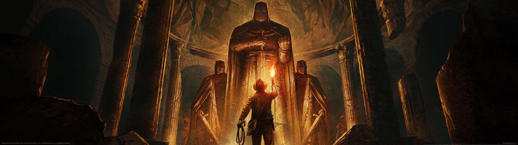 Indiana Jones and the Great Circle: The Order of Giants superwide Hintergrundbild 01