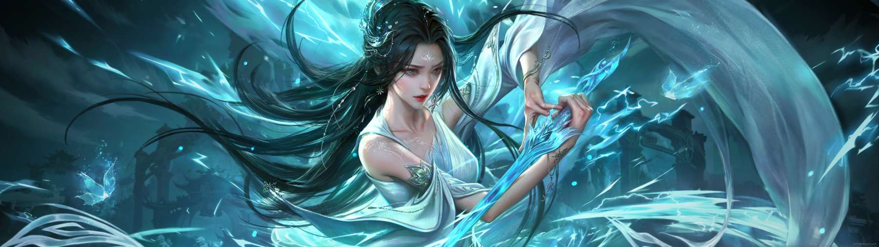 Jade Dynasty fan art superwide Hintergrundbild 01