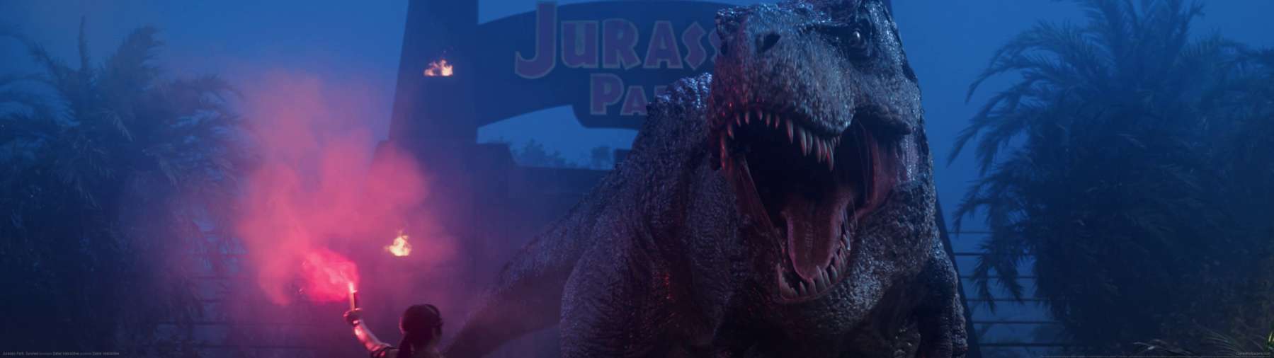 Jurassic Park: Survival superwide Hintergrundbild 01