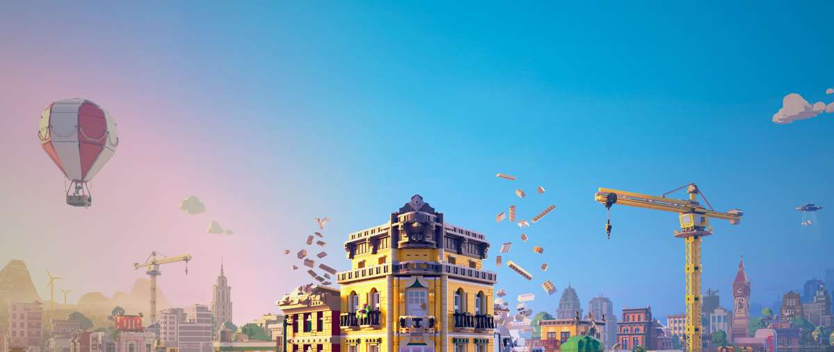 Lego Skylines ultrawide Hintergrundbild 01