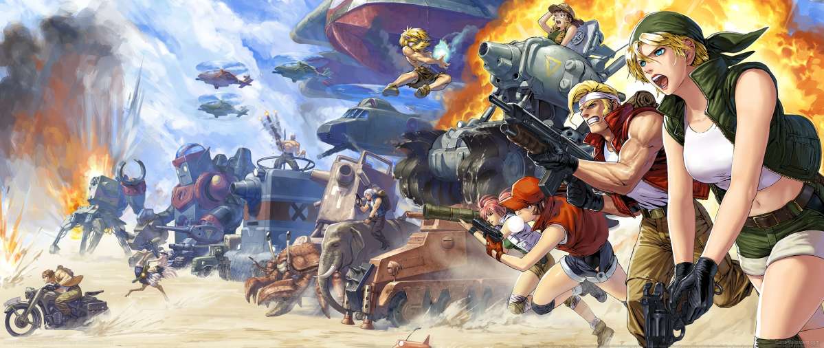 Metal Slug Attack Reloaded ultrawide Hintergrundbild 01