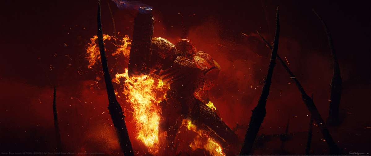Metroid Prime fan art ultrawide Hintergrundbild 01