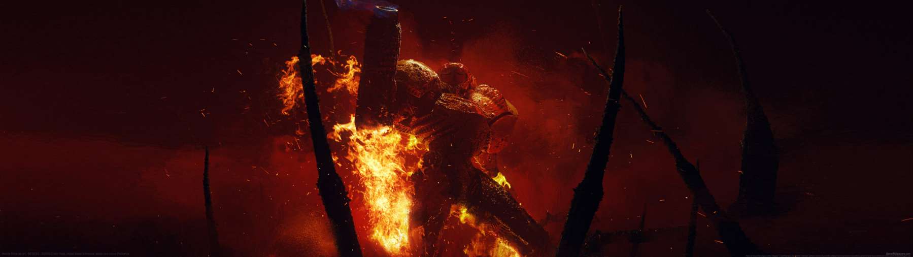 Metroid Prime fan art superwide Hintergrundbild 01