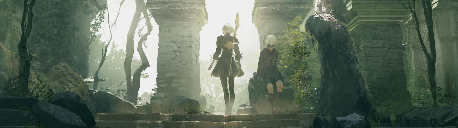 Nier Automata superwide Hintergrundbild 04