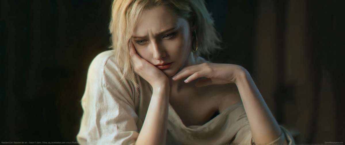 Resident Evil Requiem fan art ultrawide Hintergrundbild 01