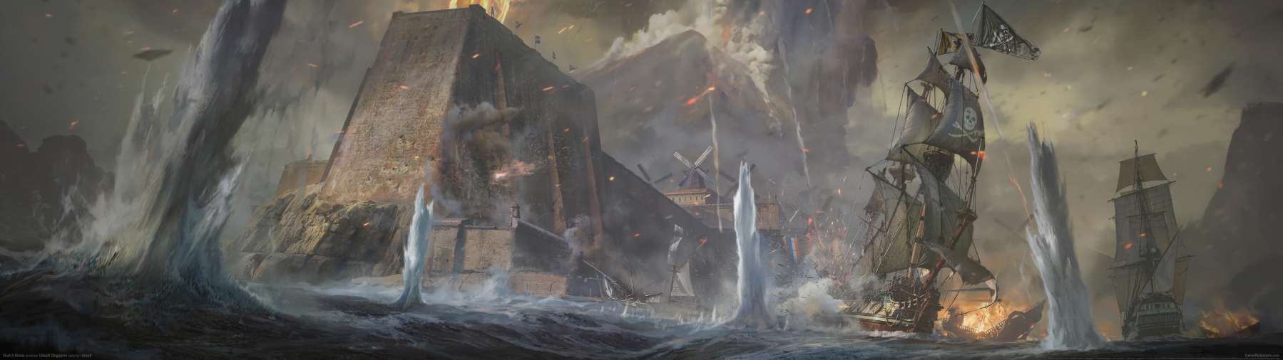 Skull & Bones superwide Hintergrundbild 09