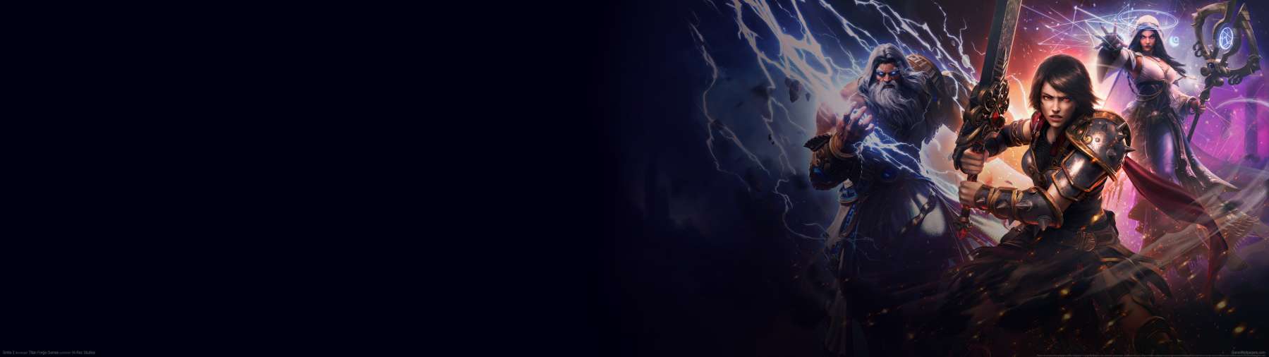 Smite 2 superwide Hintergrundbild 01